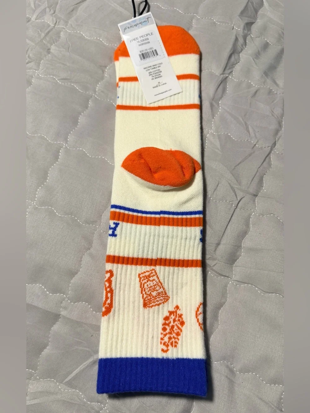 Free People Movement NY Run Club tube socks NWT
